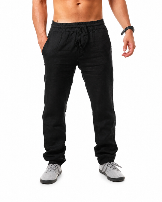 Ademende casual fitnessbroek voor heren