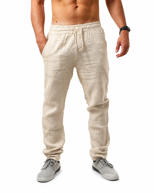 Ademende casual fitnessbroek voor heren