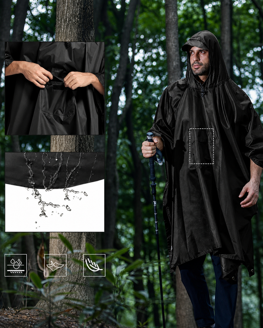 3-in-1 wandelregenjas