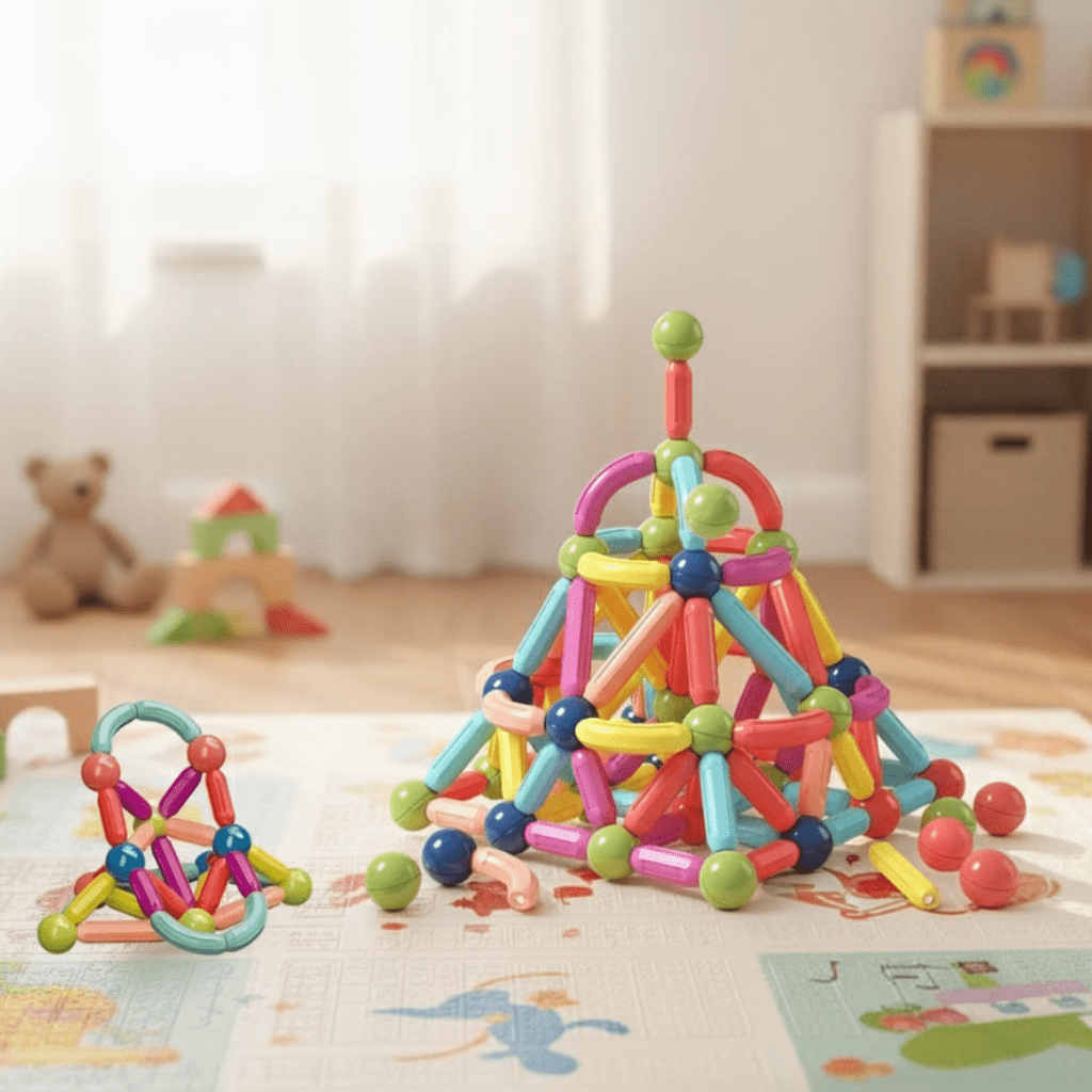 Creatieve Magnetische Bouwstenen voor Kinderen 0