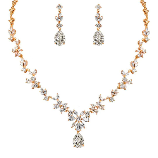 Dames Kristallen Juwelen Set