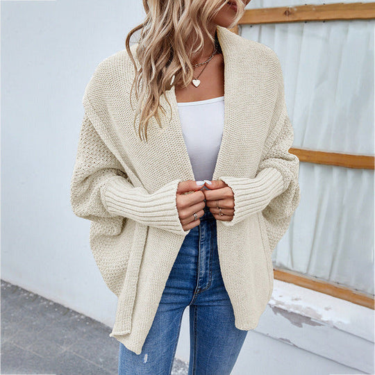 Dames Batwing Trui Casual Gebreid 6