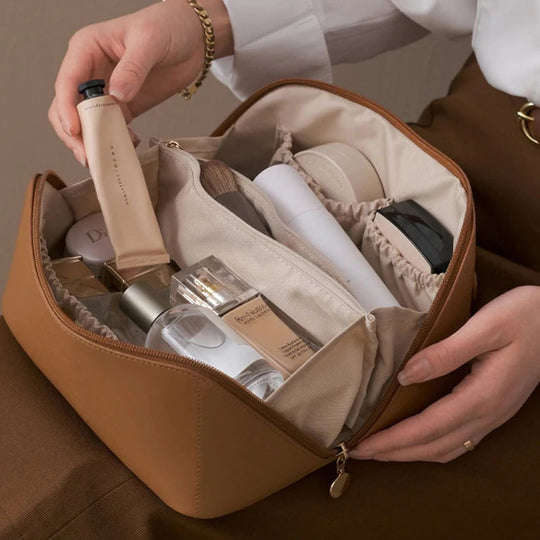 Dames Beautycase Compact en Stijlvol Met Meerdere Compartimenten 3