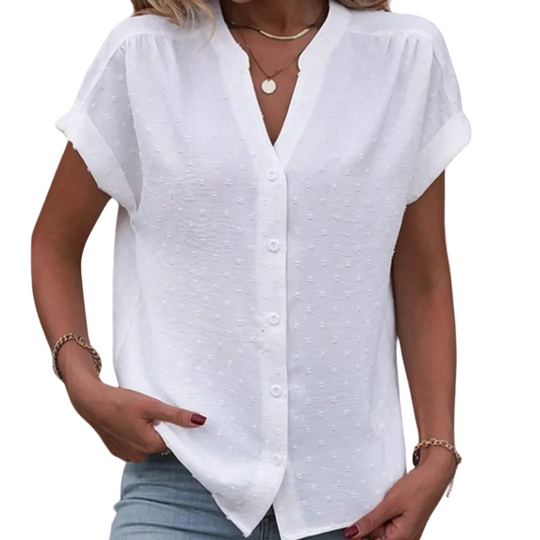 Dames Blouse Klassiek Met Knopen 0