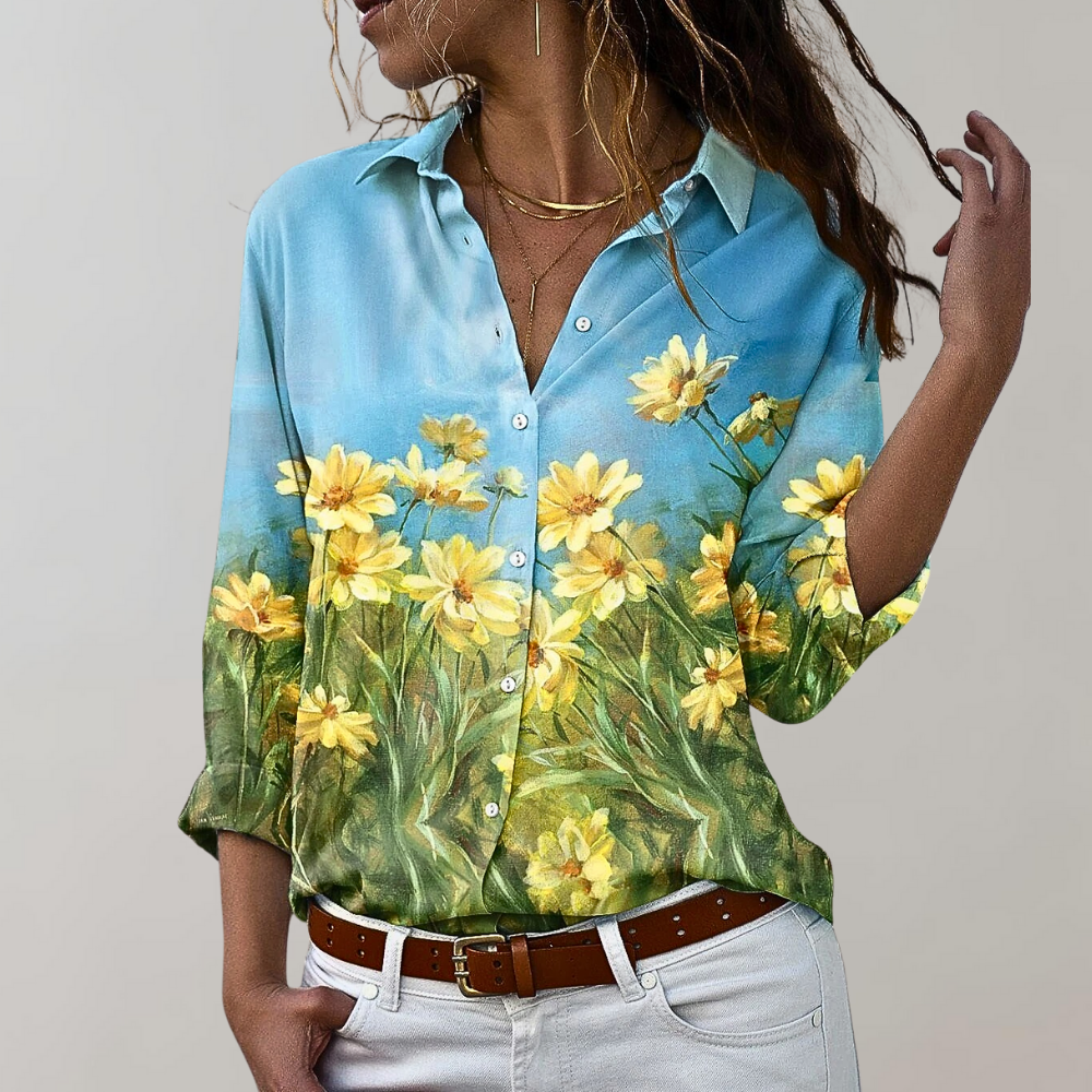 Dames Blouse Stijlvol voor Herfst 1