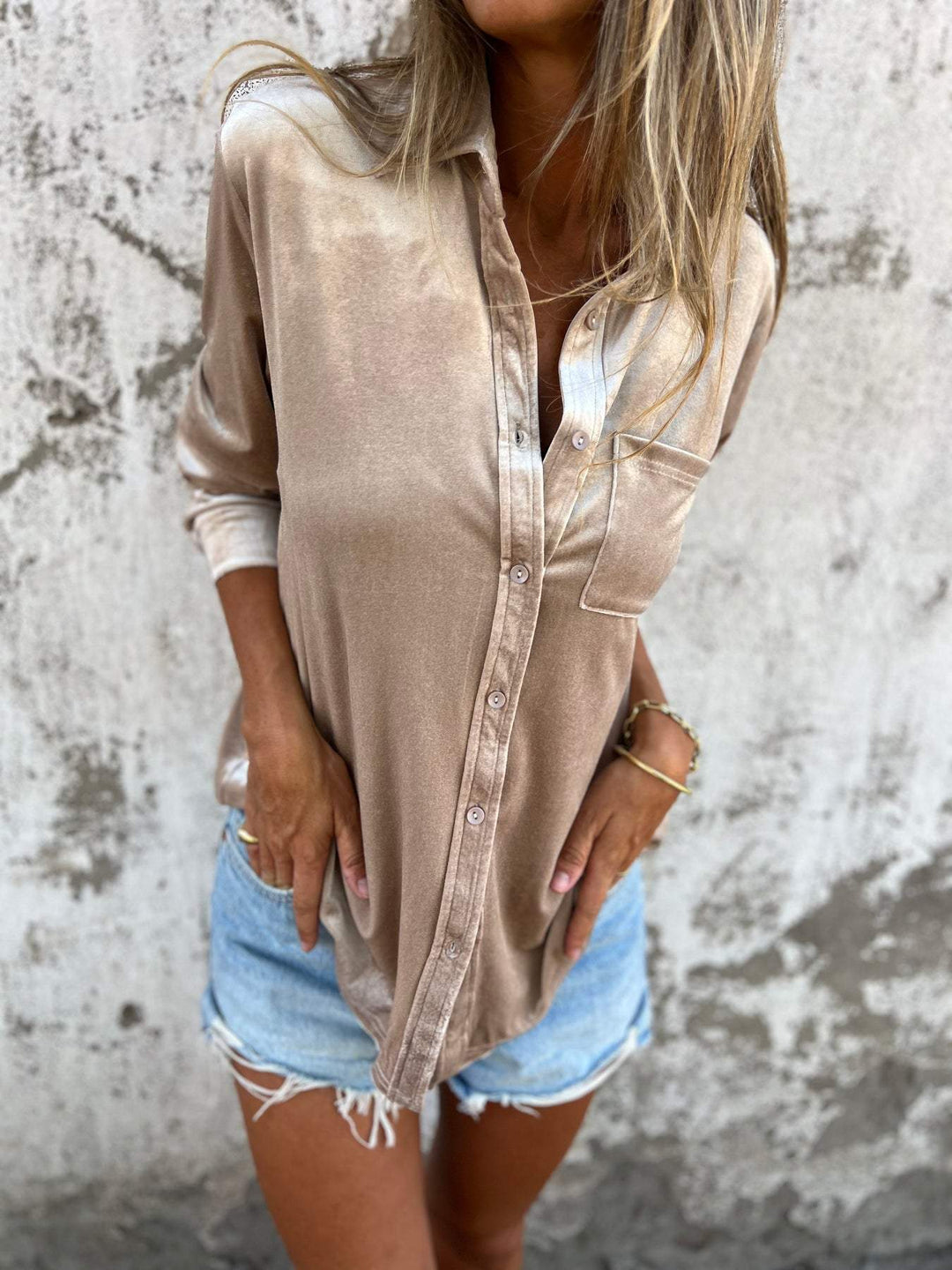 Dames Blouse met Lange Mouwen in Herfststijl 5