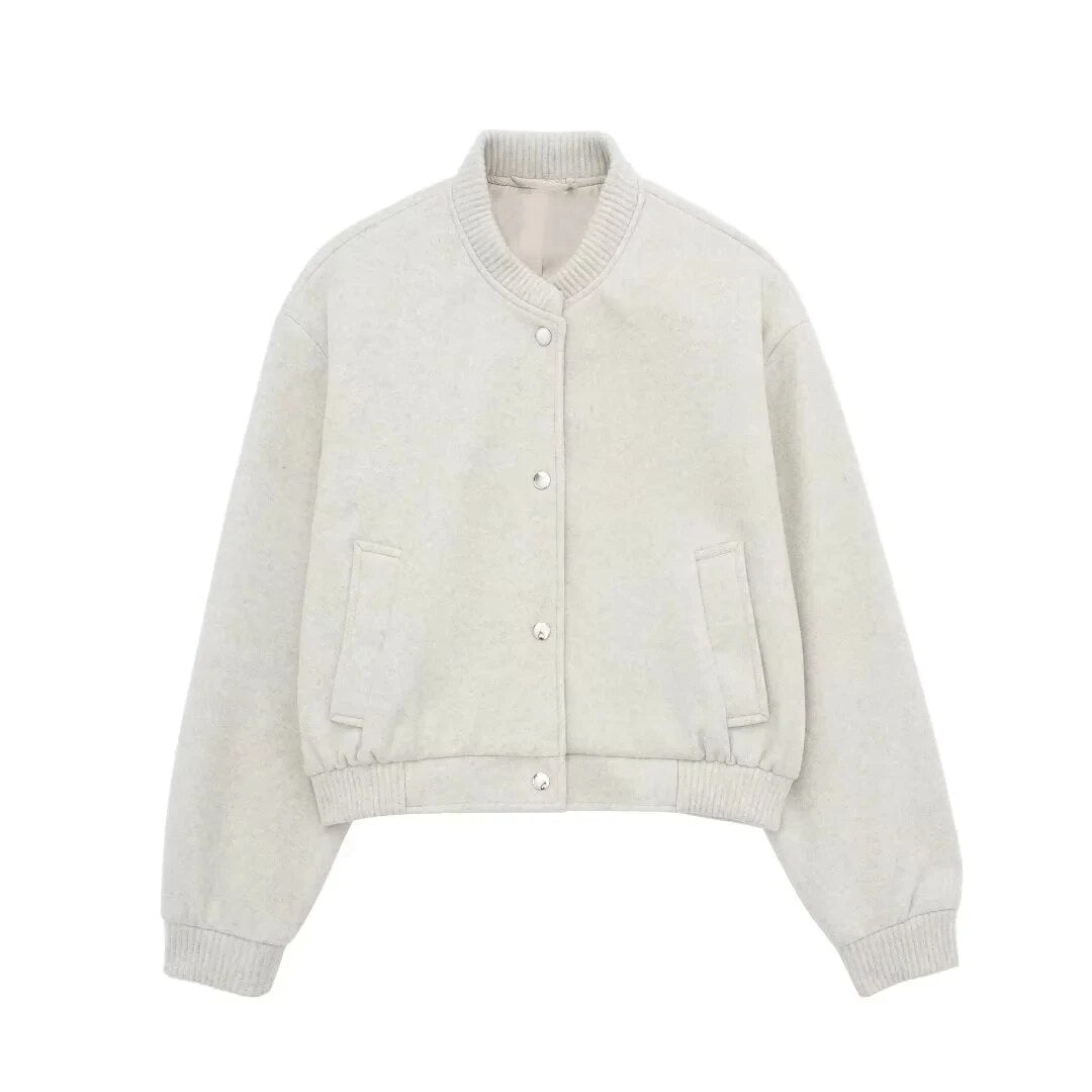 Dames Bomberjack Korte Trendy Stijl 5