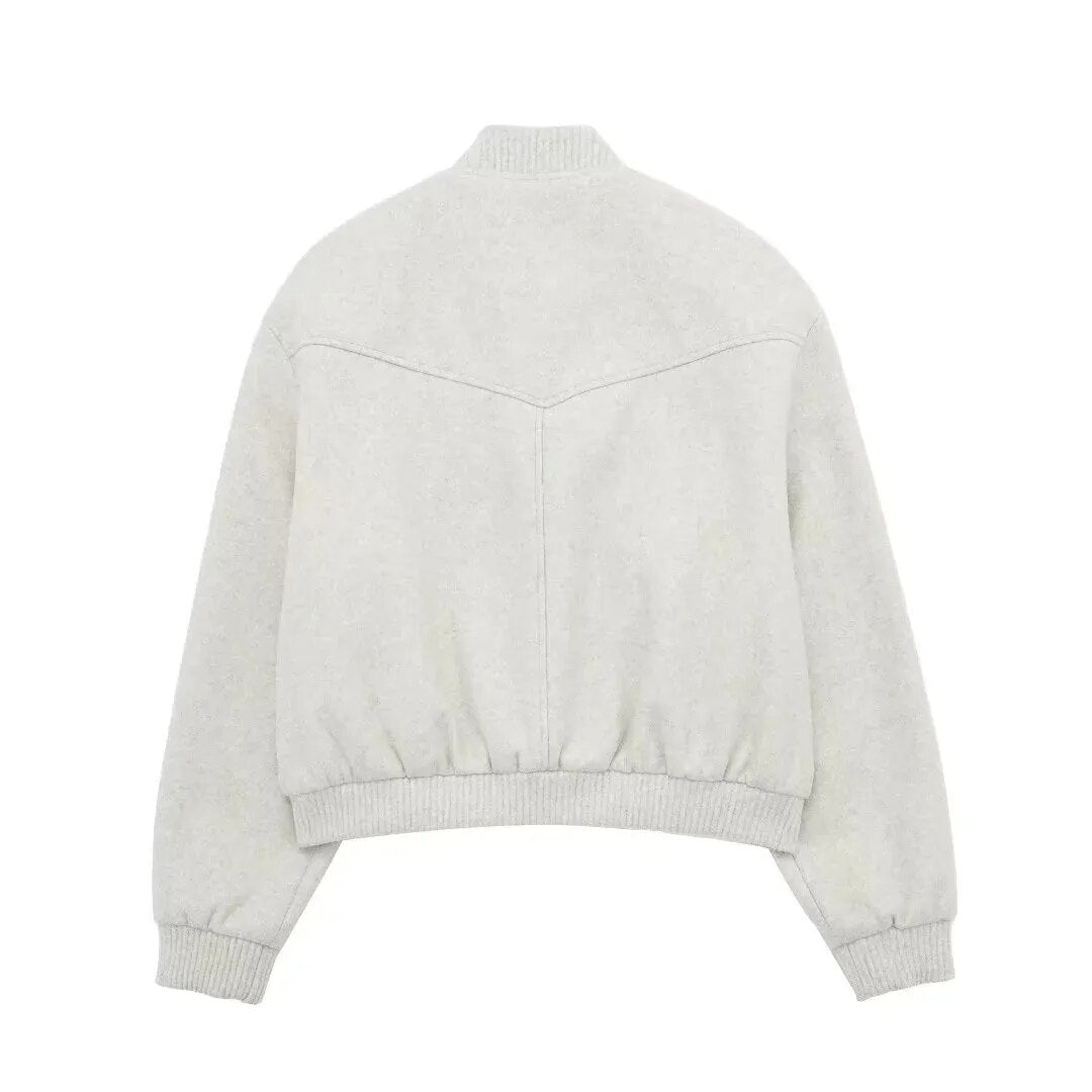 Dames Bomberjack Korte Trendy Stijl 6