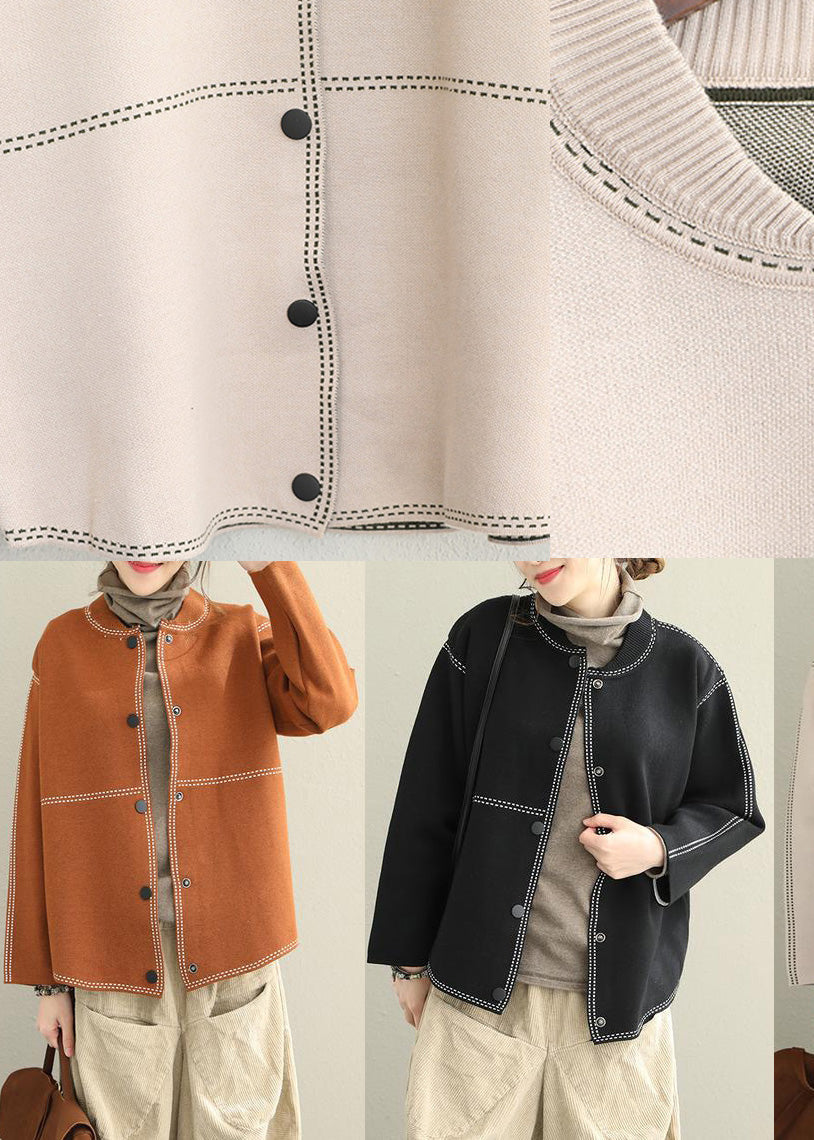 Dames Button-Down Trui Jas Casual 4