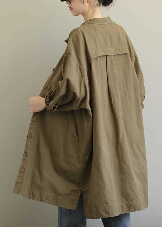 Dames Casual Jas met Peter Pan-kraag en Zakken 3