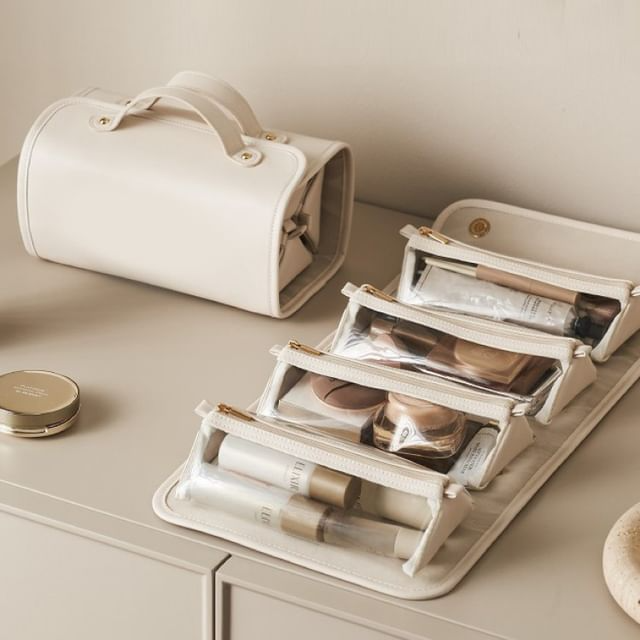 Dames Compacte Beauty Organizer met Doordachte Compartimenten 1