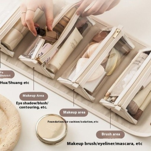 Dames Compacte Beauty Organizer met Doordachte Compartimenten 7