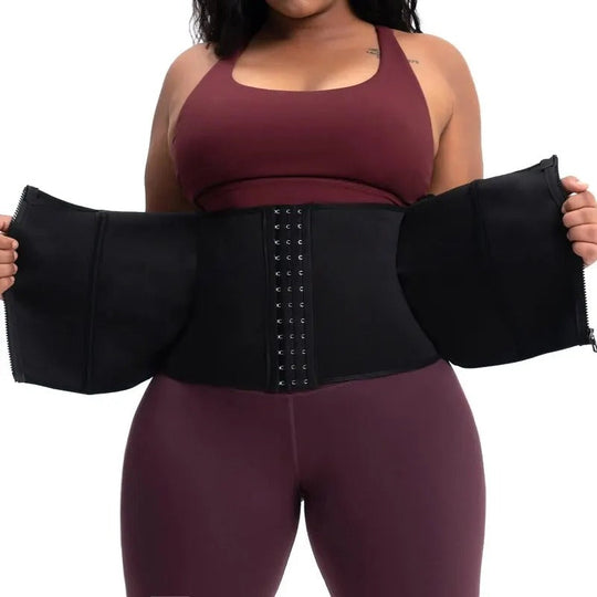 Dames Corset met Ritssluiting en Verstelbare Gespen 1