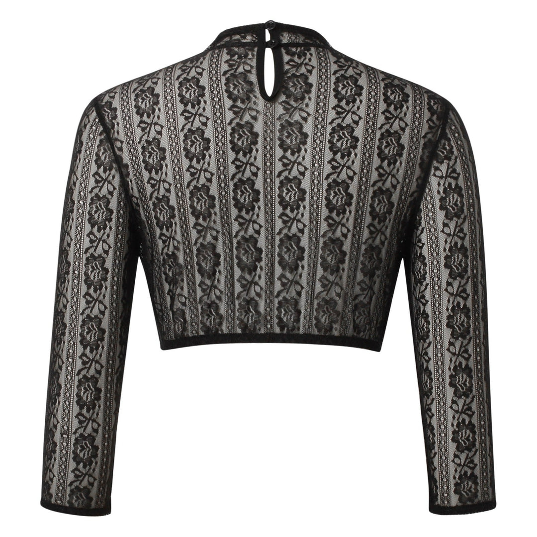 Dames Dirndlblouse met Kant Traditioneel 3