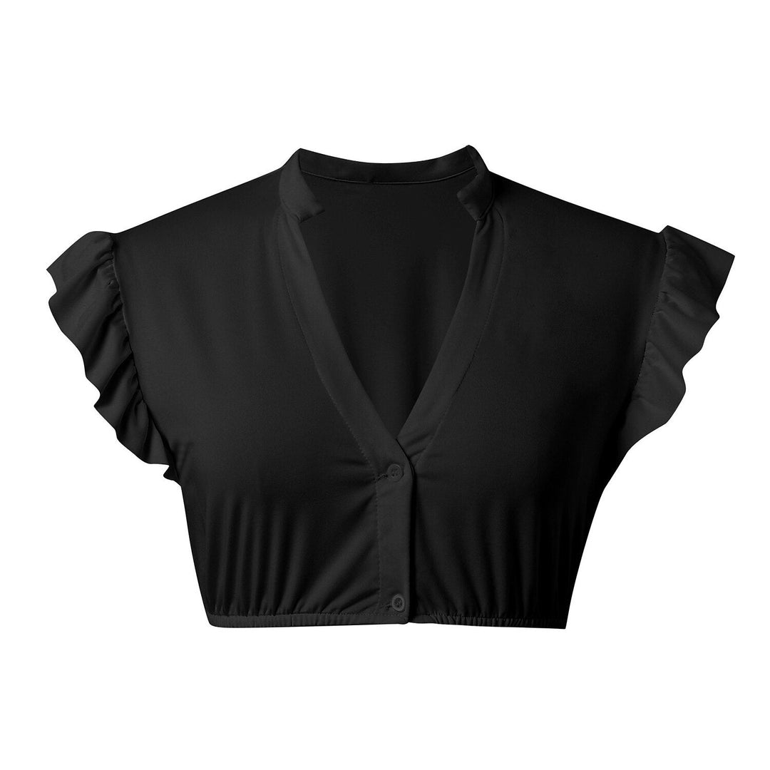 Dames Dirndlblouse met Ruches 1