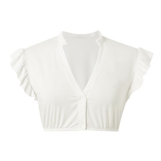 Dames Dirndlblouse met Ruches 7