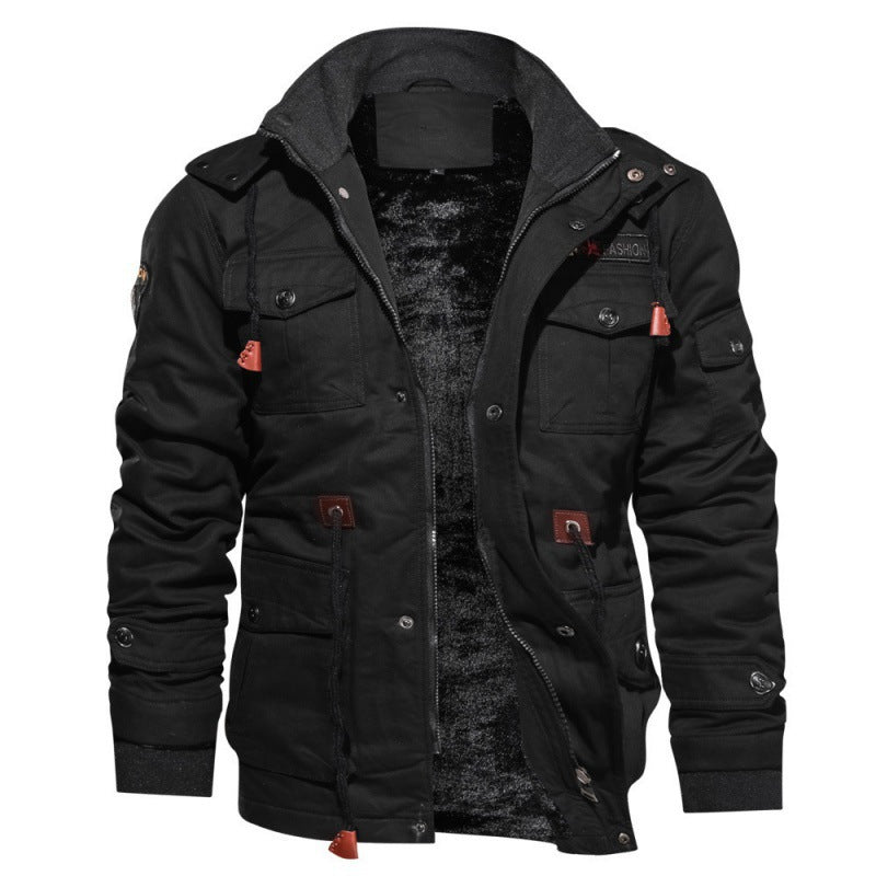 Dames Fleece Winterjacka Met Moderne Details Casual Chic 0