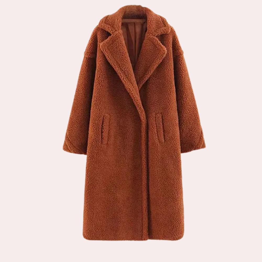 Dames Fluffy Frak Losse Pasvorm Comfortabel en Trendy 2