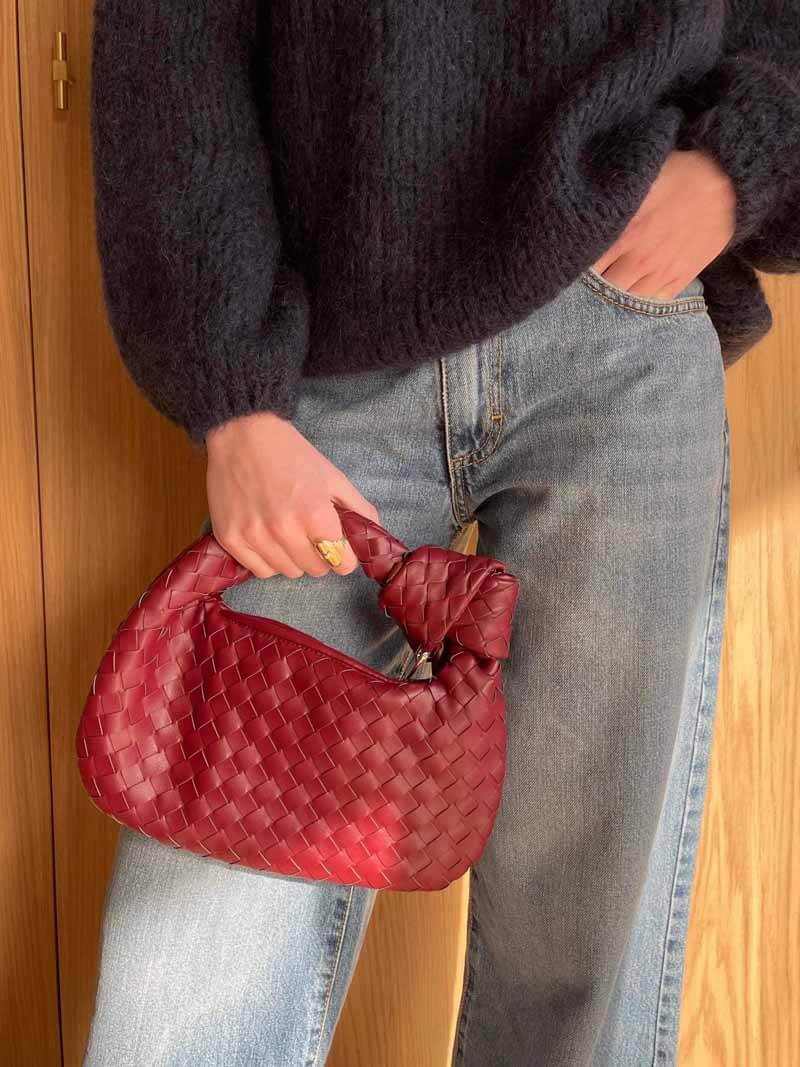 Dames Handtas Mini Geweven Stijlvol 4