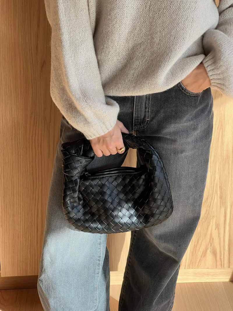 Dames Handtas Mini Geweven Stijlvol 7