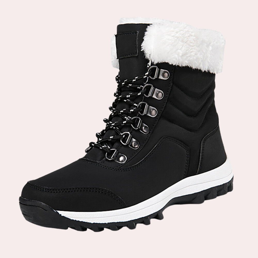 Dames Hoge Winterlaarzen met Warmte en Grip 1