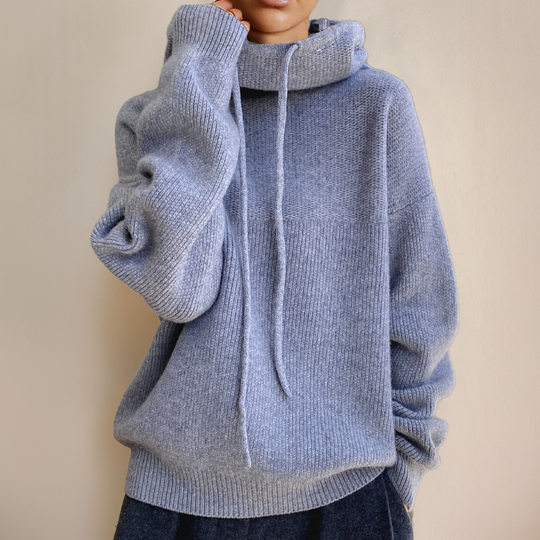 Dames Hoodie Gebreid met Stijlvolle Details voor Casual en Chic Outfits 6