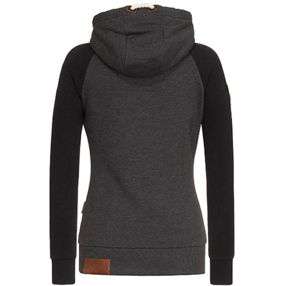 Dames Hoodie met Ritssluiting en Capuchon 1
