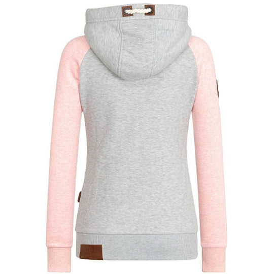 Dames Hoodie met Ritssluiting en Capuchon 2