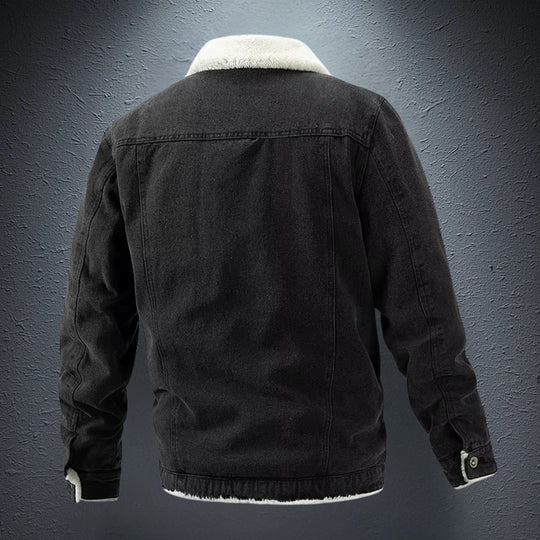 Dames Jas Denim Met Fleece Voering Casual Voor Elk Seizoen 3