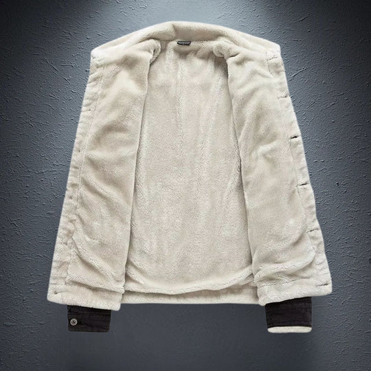 Dames Jas Denim Met Fleece Voering Casual Voor Elk Seizoen 4