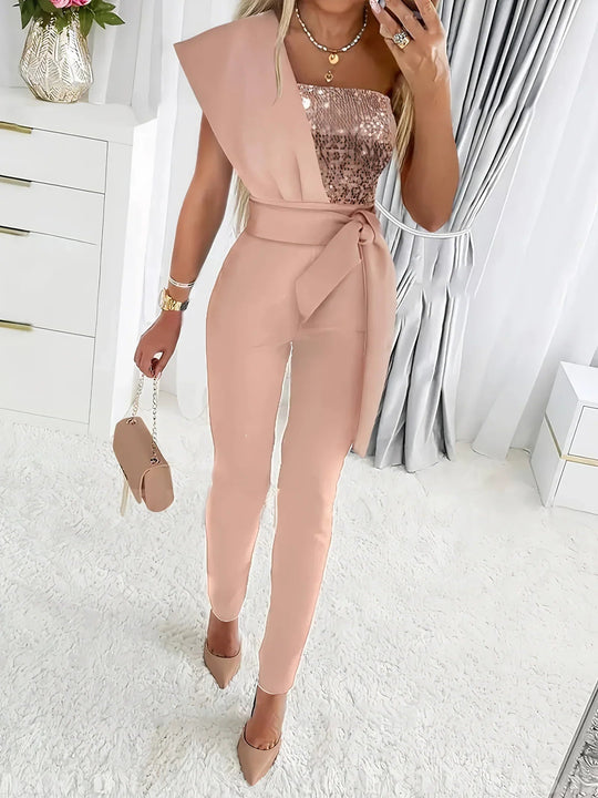 Dames Jumpsuit Met Glitterafwerking 2
