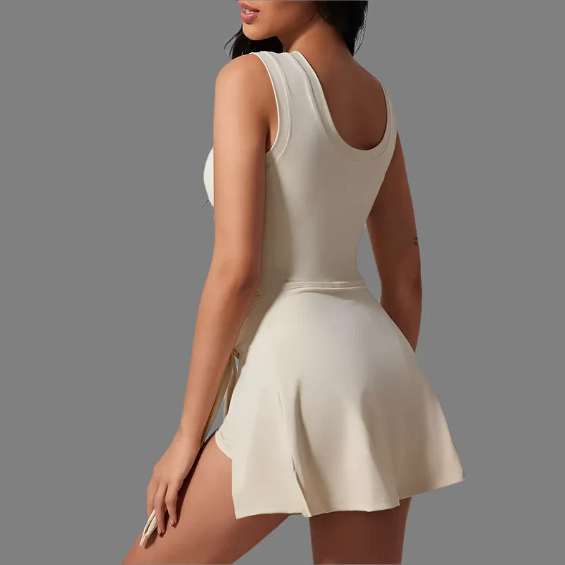 Dames Jurk Wrap-Stijl Vochtregulerend Actieve Kleding 6