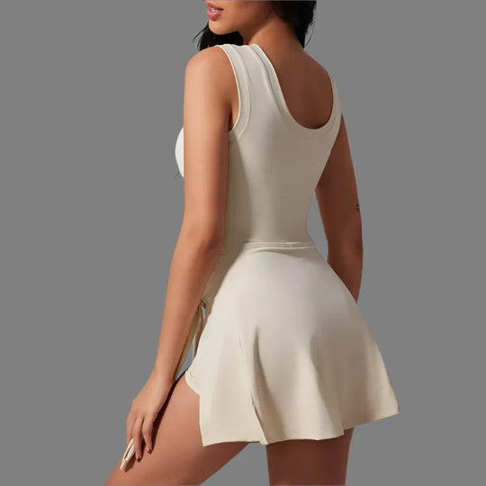 Dames Jurk Wrap-Stijl Vochtregulerend Actieve Kleding 6