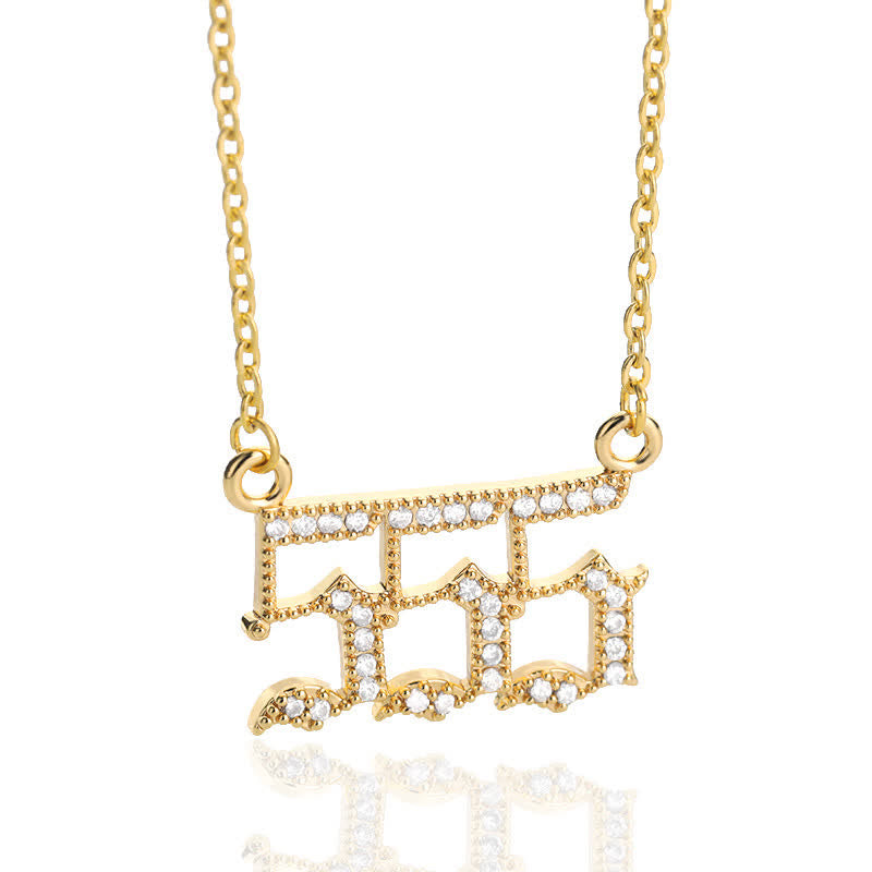 Dames Ketting met Engelnummer Design 18
