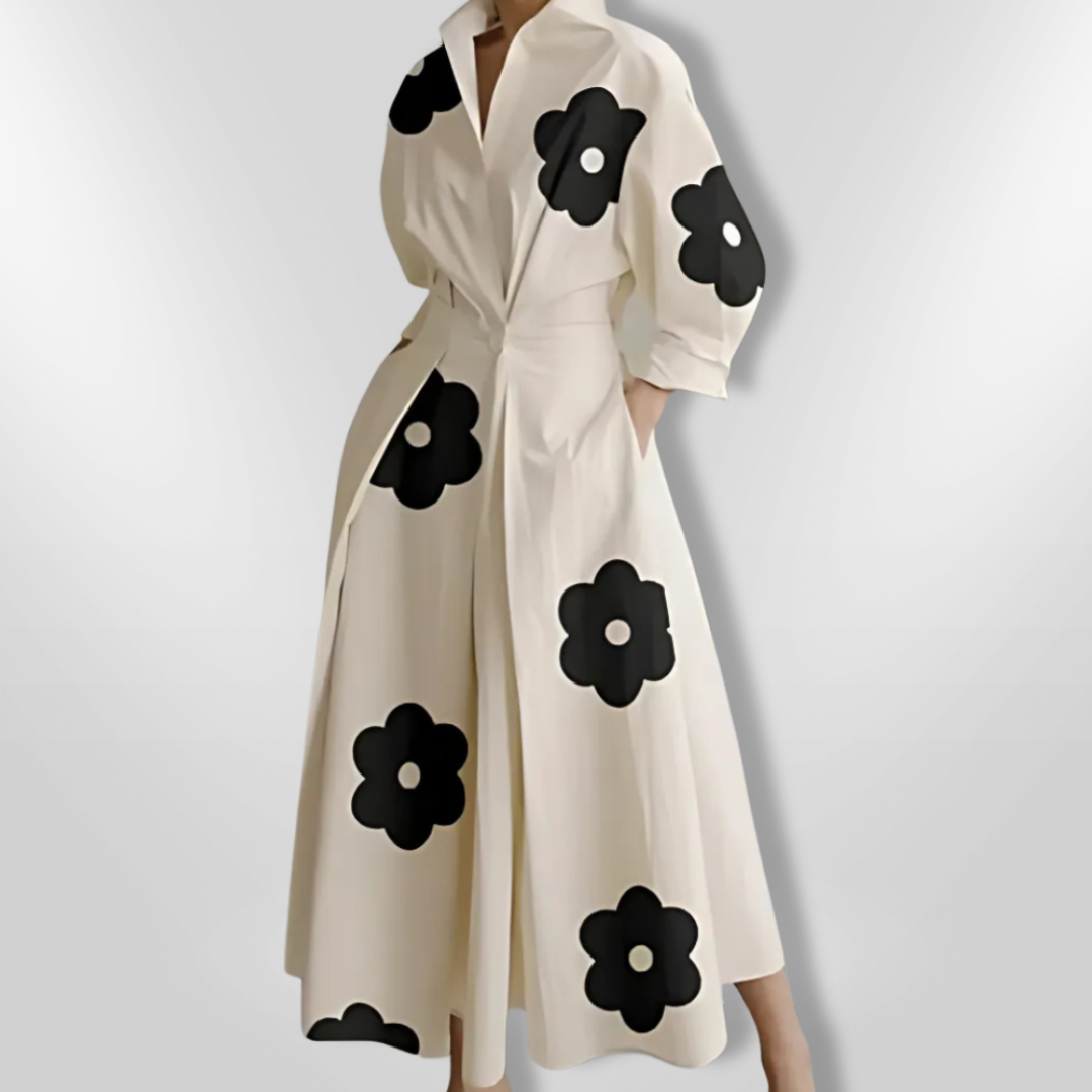 Dames Lange Maxi Jurk Elegante Stijl Zachte Stof 9