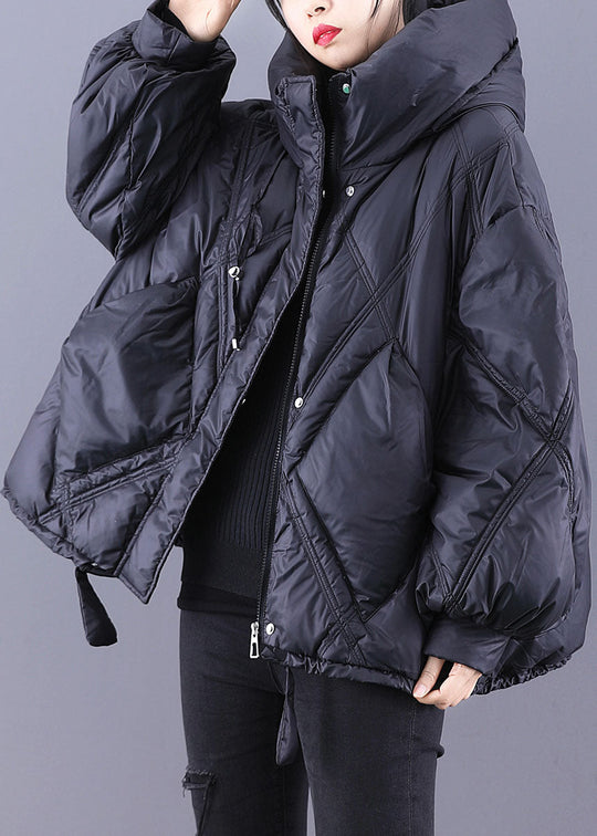 Dames Lange Winterjas met Capuchon en Ritssluiting 3