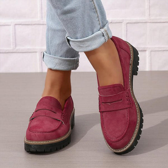 Dames Loafers Casual Chic Suède 6
