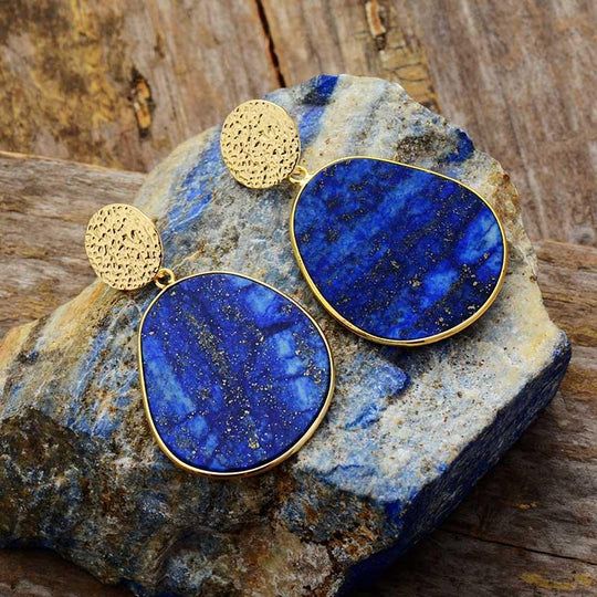 Dames Oorbellen Hemelse Lapis 0