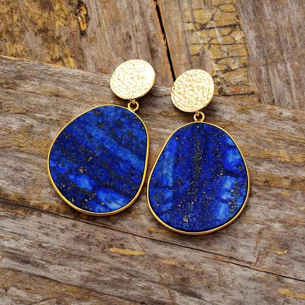 Dames Oorbellen Hemelse Lapis 1