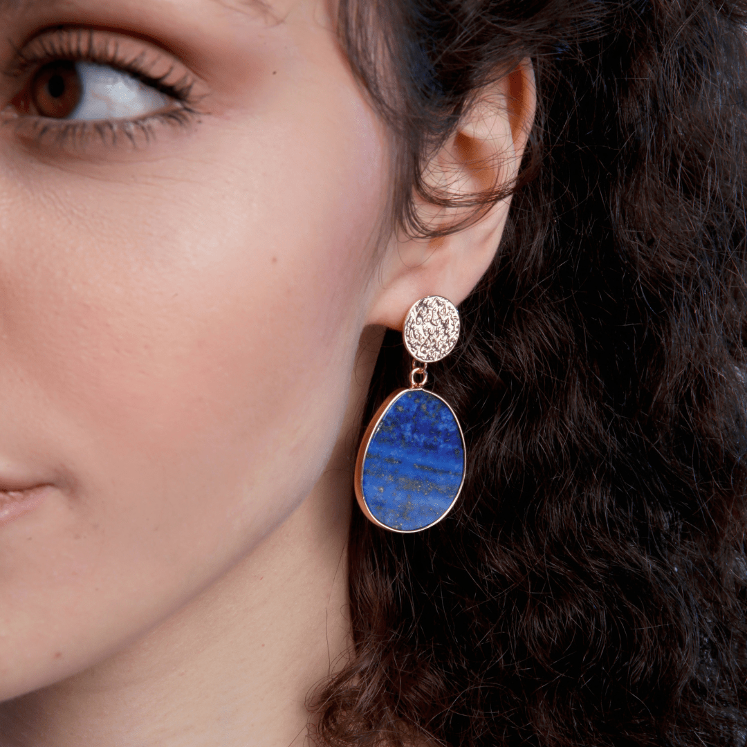 Dames Oorbellen Hemelse Lapis 2