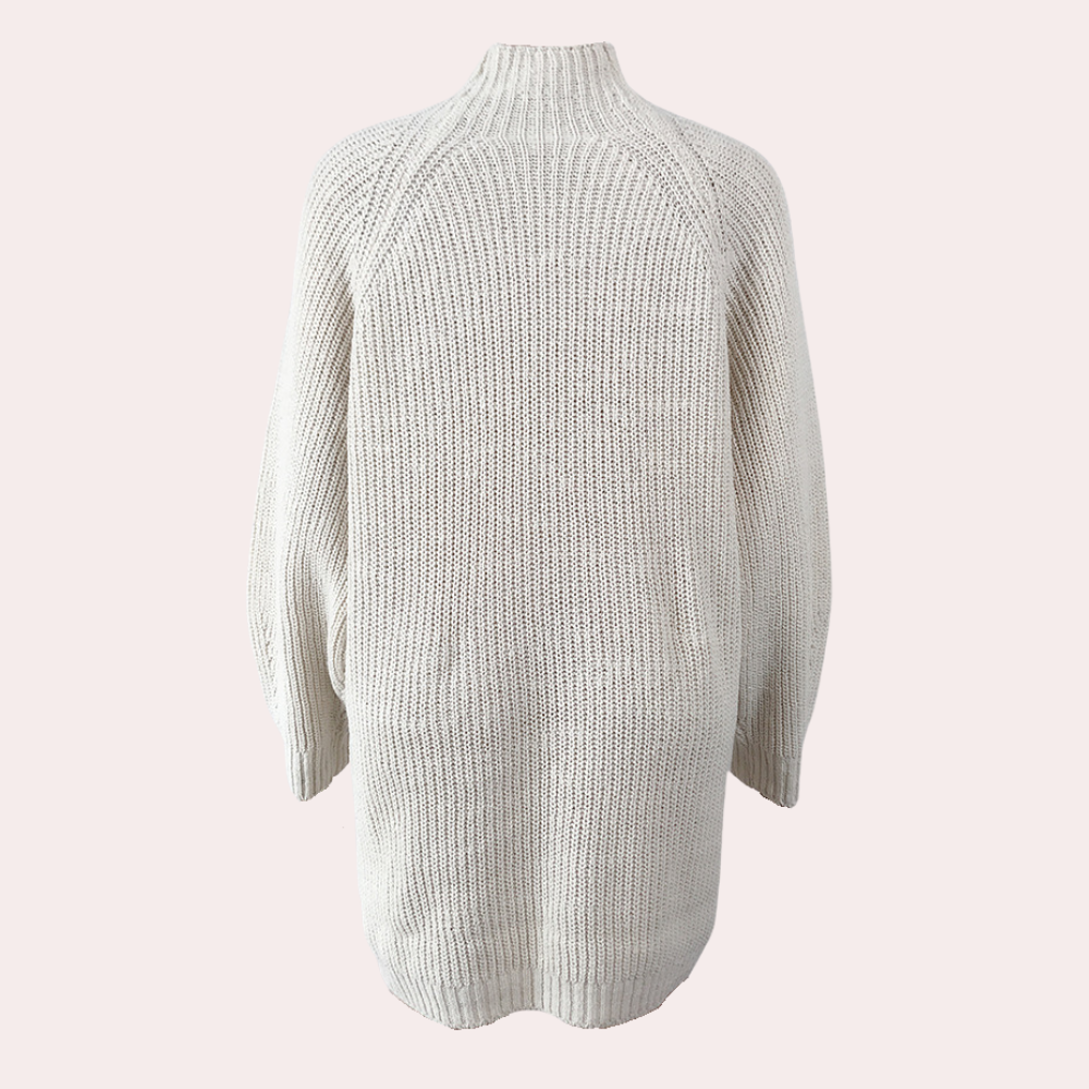 Dames Overdimensioneerde Gebreide Trui Casual Comfortabel 2