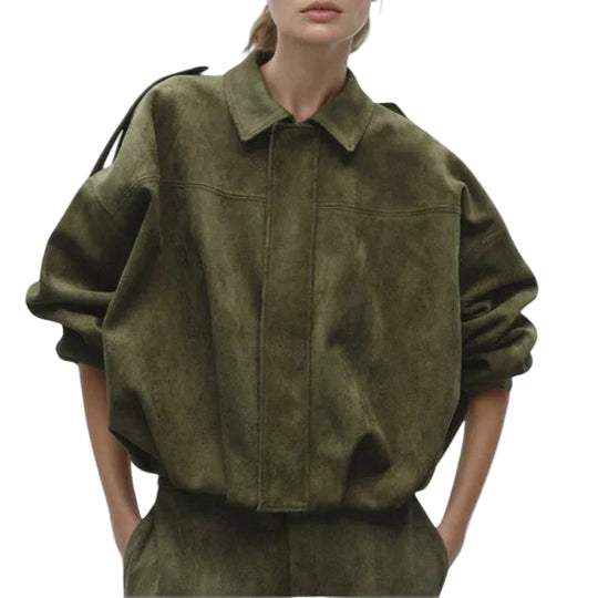 Dames Oversized Bomberjack Casual Stijl 0