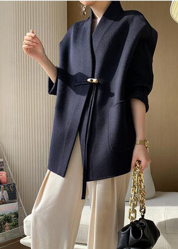 Dames Oversized Jas met Zak en Kwast 4