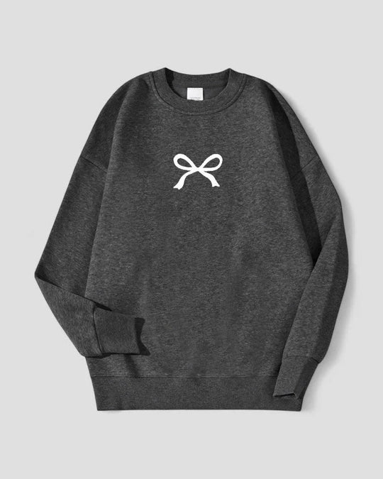 Dames Oversized Sweatshirt met Strikprint 1
