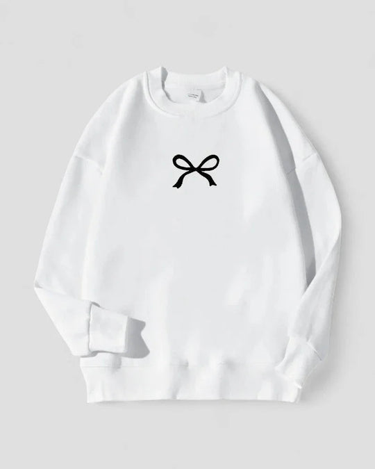 Dames Oversized Sweatshirt met Strikprint 6