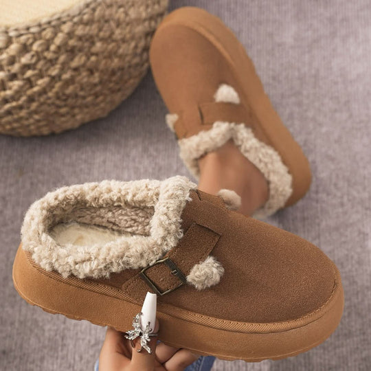Dames Pantoffels Comfortabel Pluche met Antislipzool 3