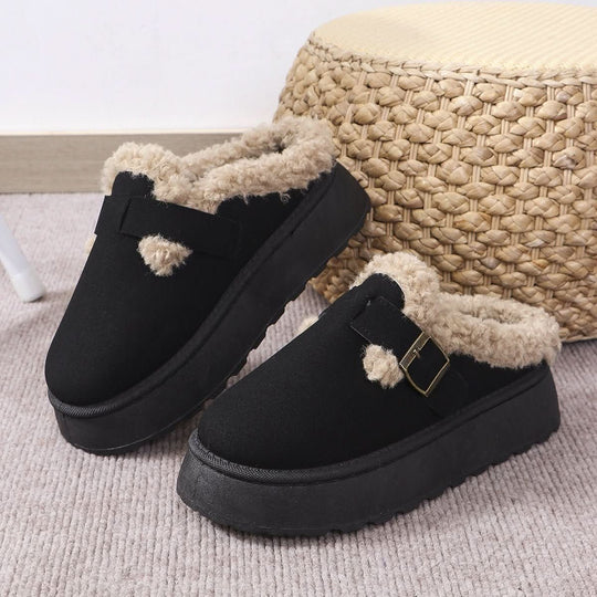 Dames Pantoffels Comfortabel Pluche met Antislipzool 4