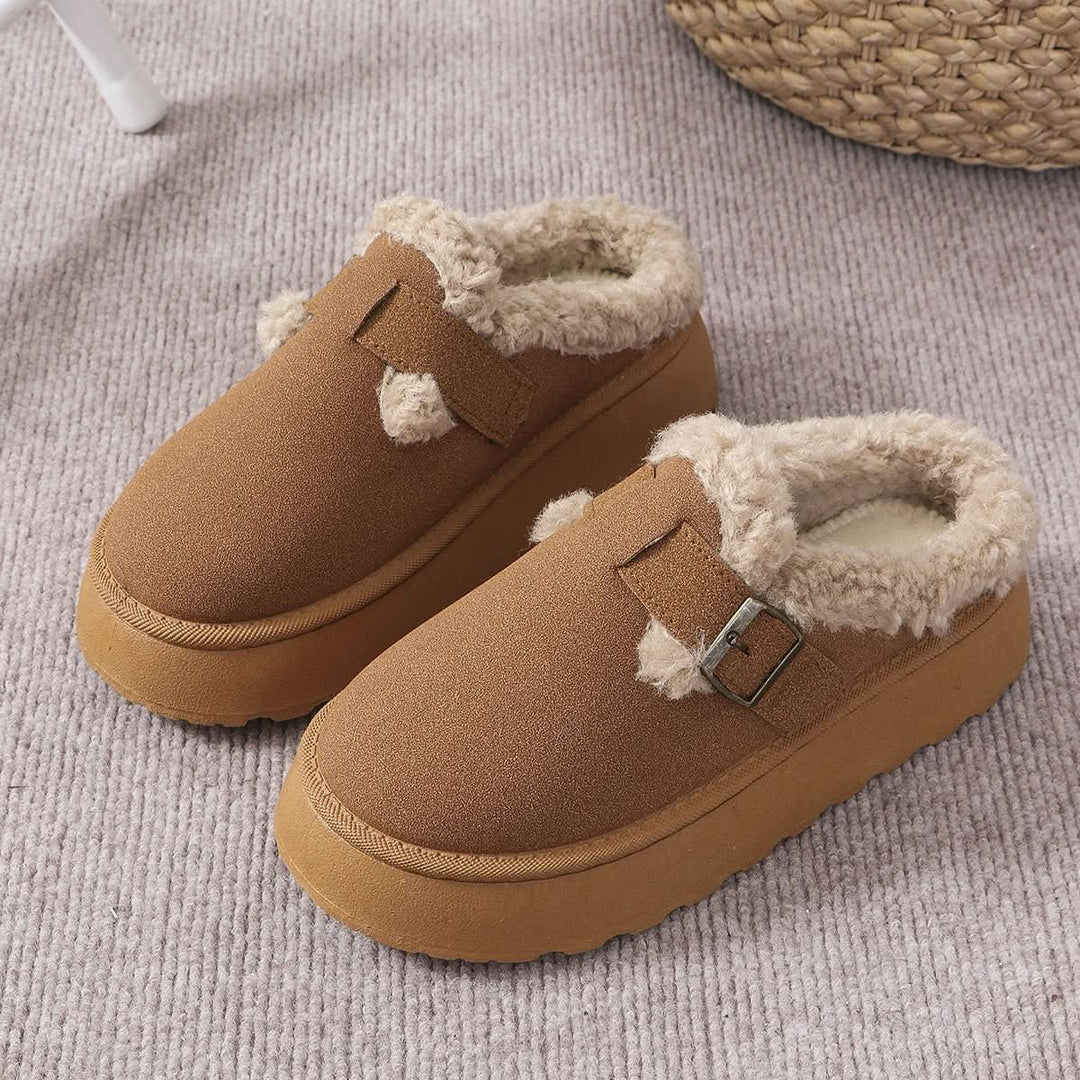 Dames Pantoffels Comfortabel Pluche met Antislipzool 5
