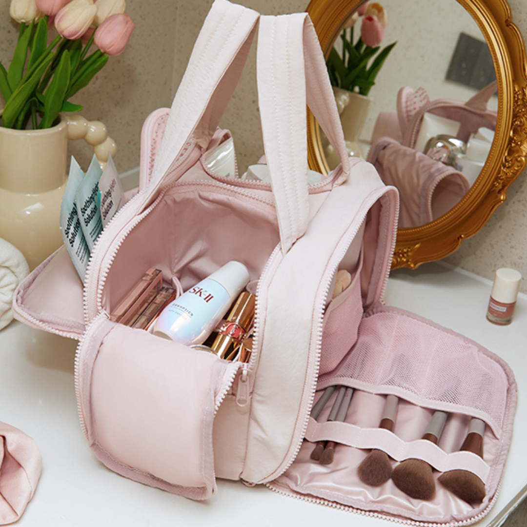 Dames Reis Toilettas Multifunctioneel Organizer Met Slimme Compartimenten 2