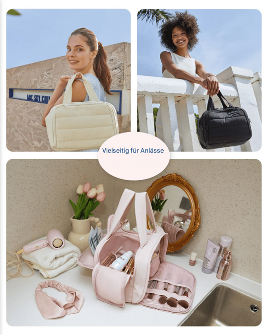 Dames Reis Toilettas Multifunctioneel Organizer Met Slimme Compartimenten 7